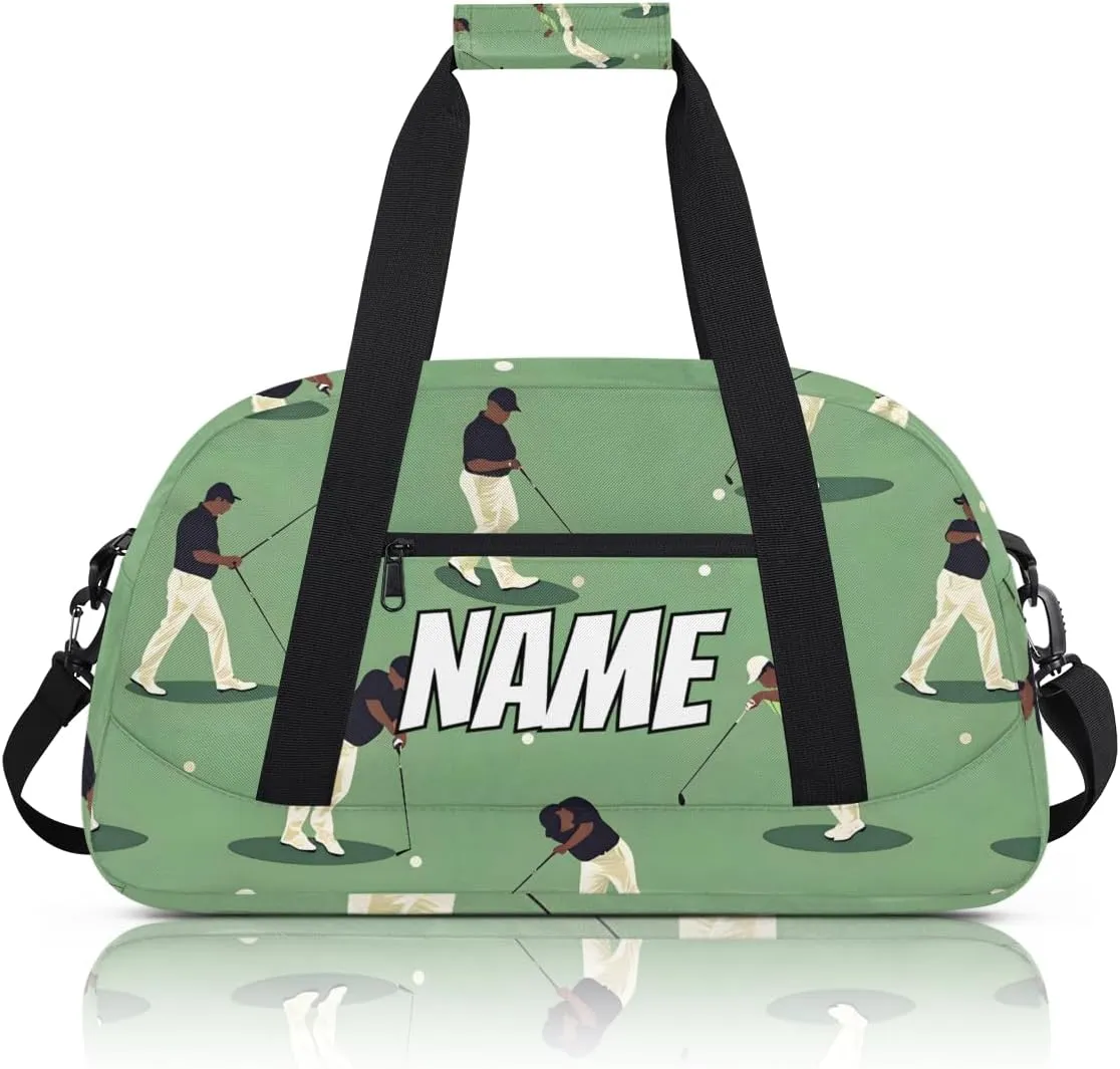Personalized Custom Gym Bag for Women Men Carry on Play Golf Travel Duffel Tote Sport Overnight Workout Weekender Bag
