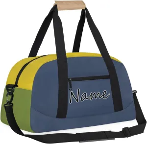 Personalized Cute Gymnastics Ballet Dance Bag Custom Name Gym Bag Travel Duffle Bag Weekender Carry on Overnight Bags