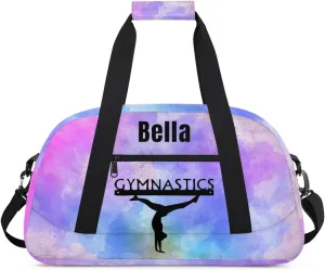 Personalized Dance Bag Gym Bag for Girl,Custom Sport Duffel Bag Weekender Bags Travel Duffel Bag Gymnastics (Multicolor 6)