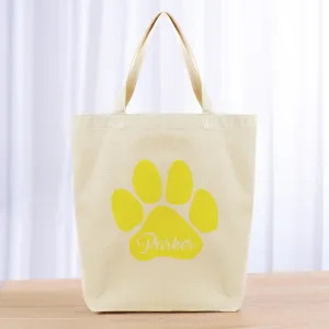 Personalized Dog Tote Bag - yellow