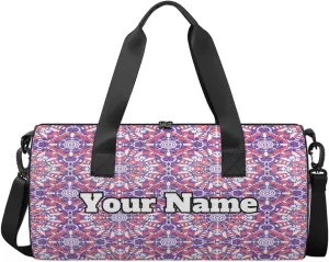 Personalized Ethnic Southwestern Sport Gym Bag, Custom Name Duffel Bags for Men, Waterproof Custom Sport Duffel Bag, Gymnastics Dance, Vintage Bohemian