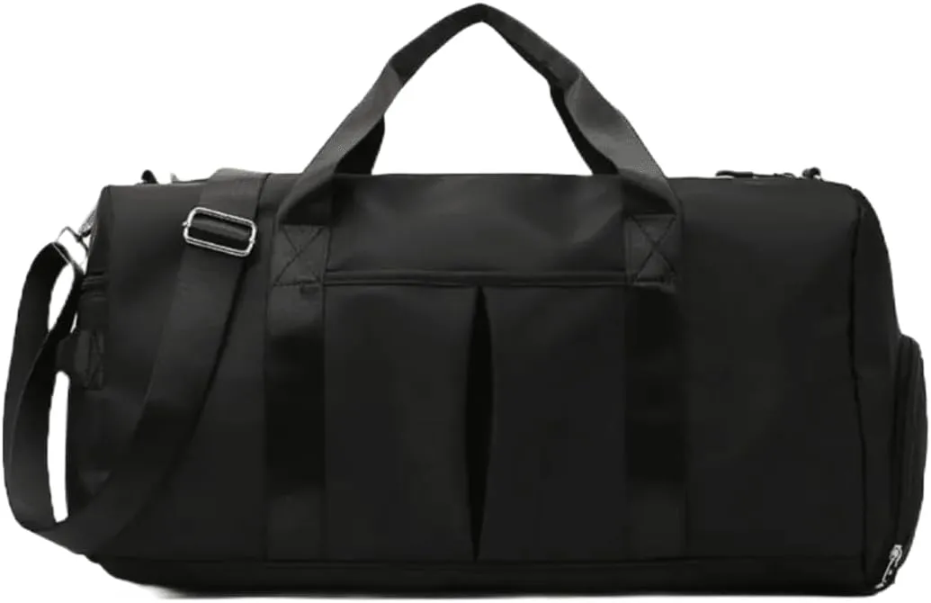 Personalized Gym Bag - Custom Duffle Bag for Men and Women (Black)