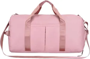 Personalized Gym Bag - Custom Duffle Bag for Men and Women (Pink)