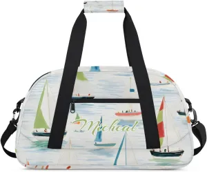Personalized Gym Bag Duffel Bag for Boys, Custom Sport Bag Overnight Bags for Travel Weekender Toys