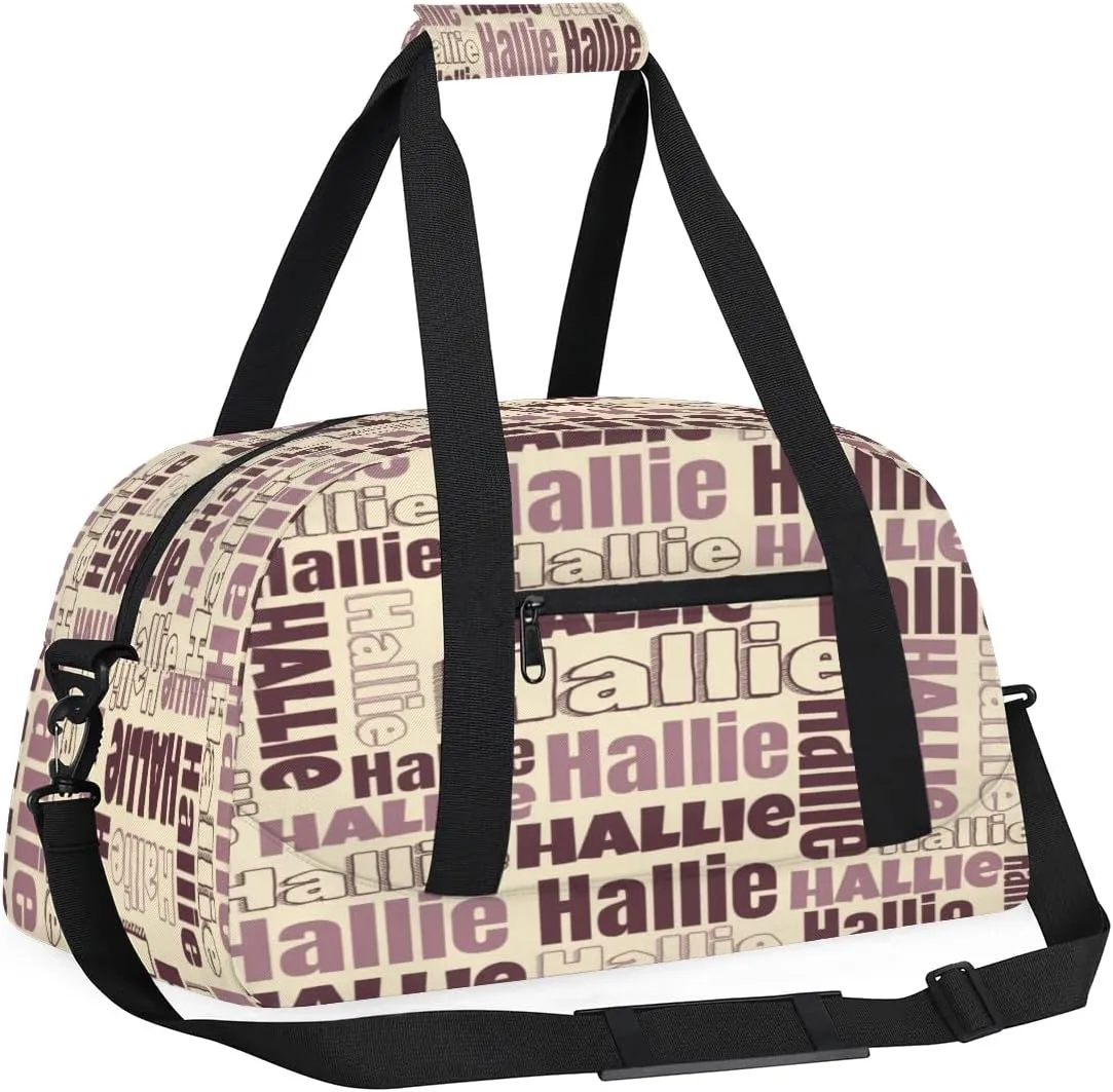 Personalized Gym Bag Duffel Bag for Girls Boys, Custom Cheerleader Bag Overnight Bags for Gymnastics Travel Sport Dance Monogrammed Name