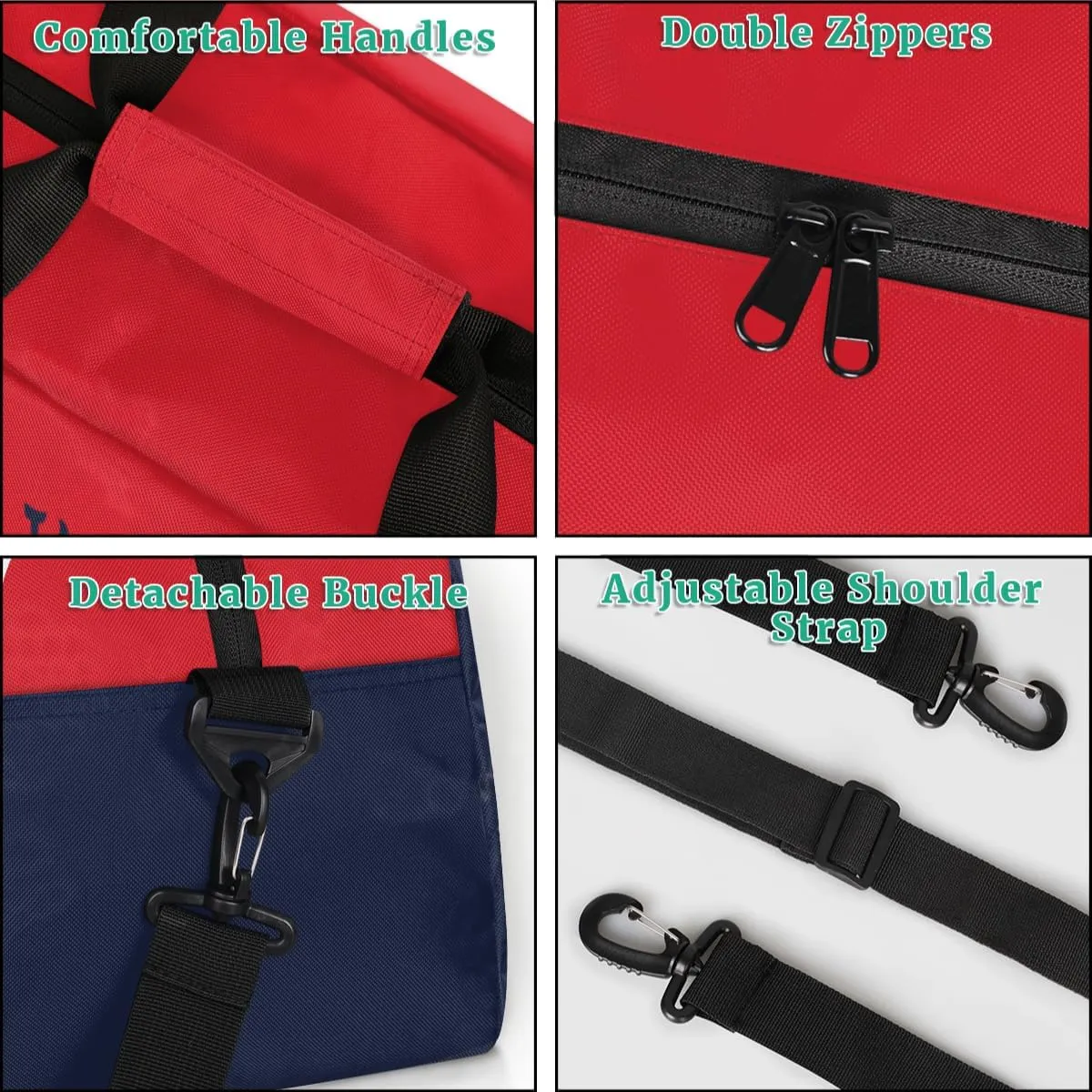 Personalized Kids Gym Bag for Boys Custom Name Sports Duffel Bag Weekender Overnight Travel Bags Navy Blue Badminton Gifts