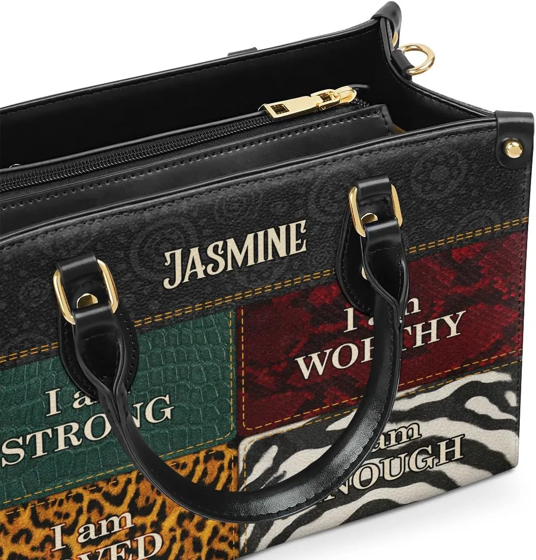 Personalized Leather Handbag For African American - Christmas Gifts For Women For Black Women