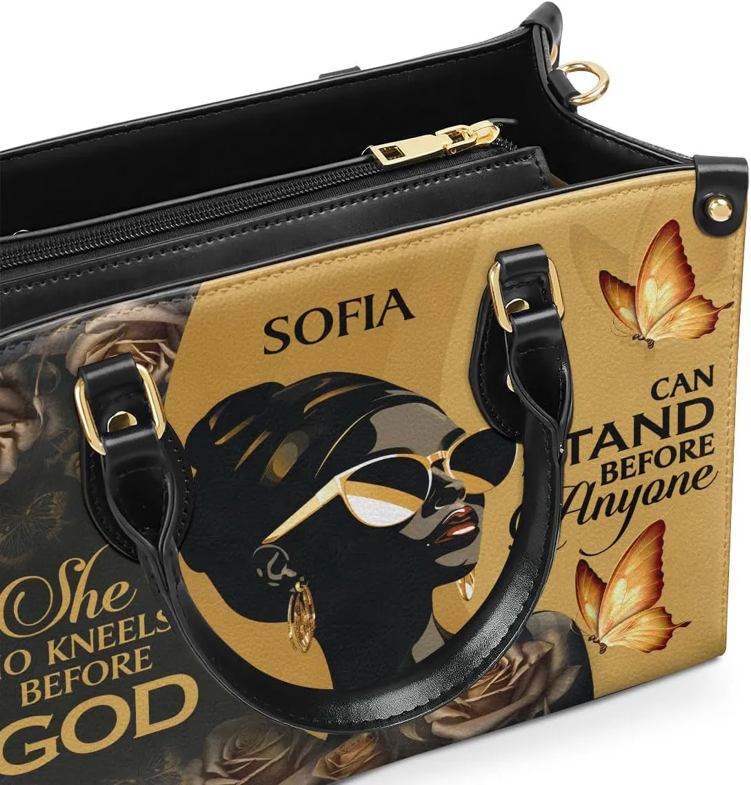 Personalized Leather Handbag For Black African