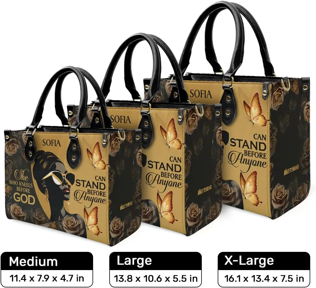 Personalized Leather Handbag For Black African