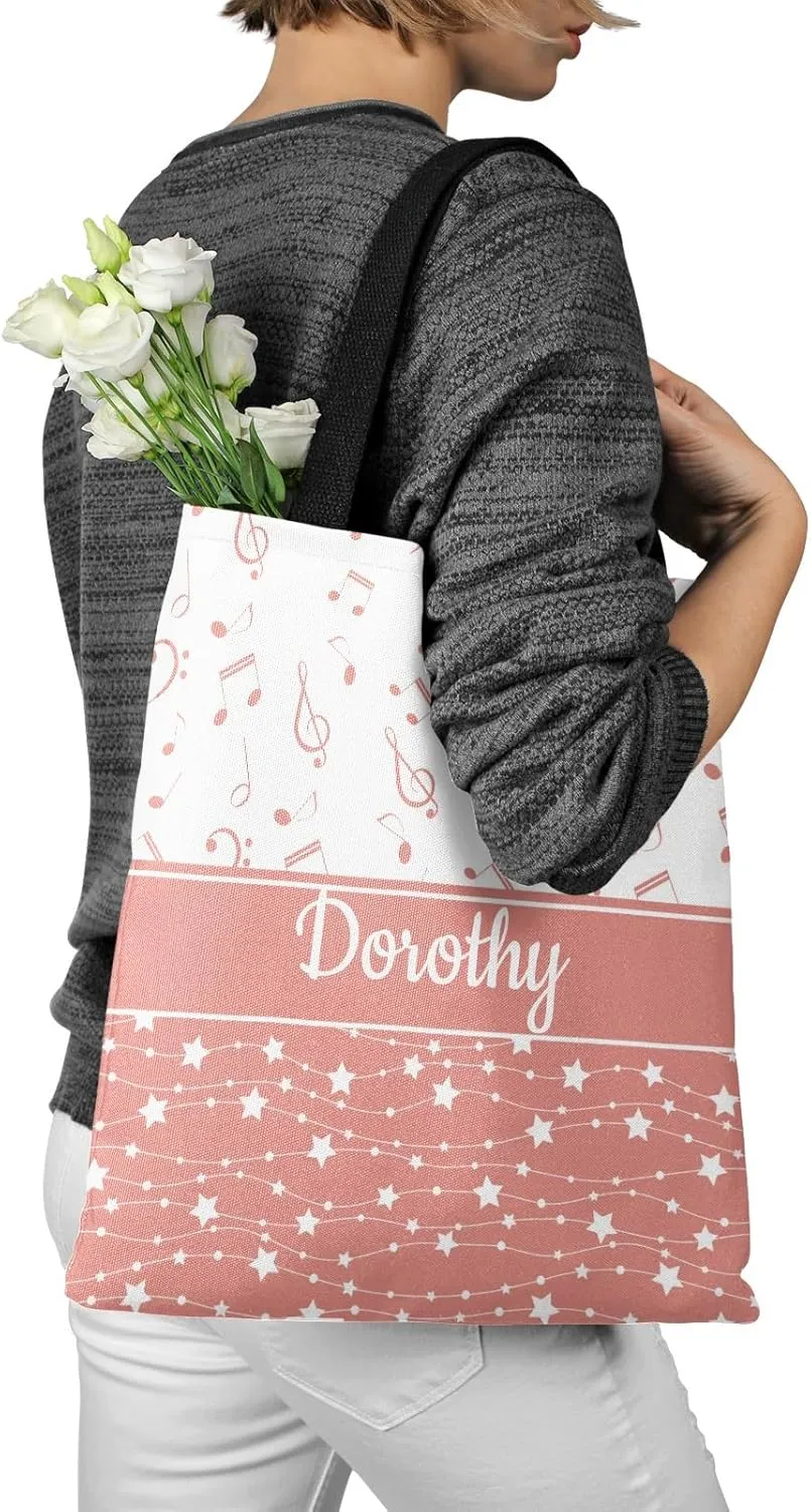 Personalized Lightweight Commuter Bags, Eco-friendly Shopping Bags, Tote Canvas Bags