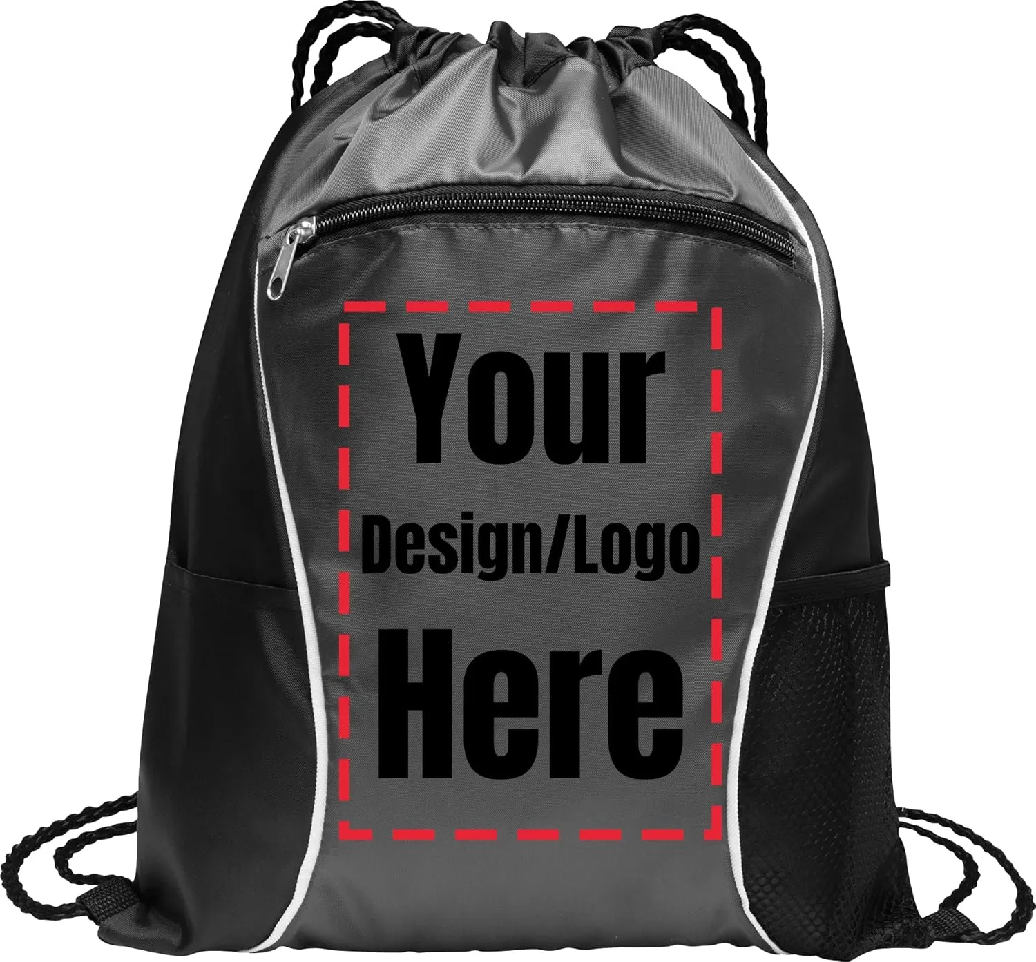 Personalized Promotional Items with Your Logo - Custom Backpack Cinch Swag Drawstring Bag