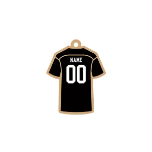 Personalized Soccer Jersey Keychain - MOCKUP