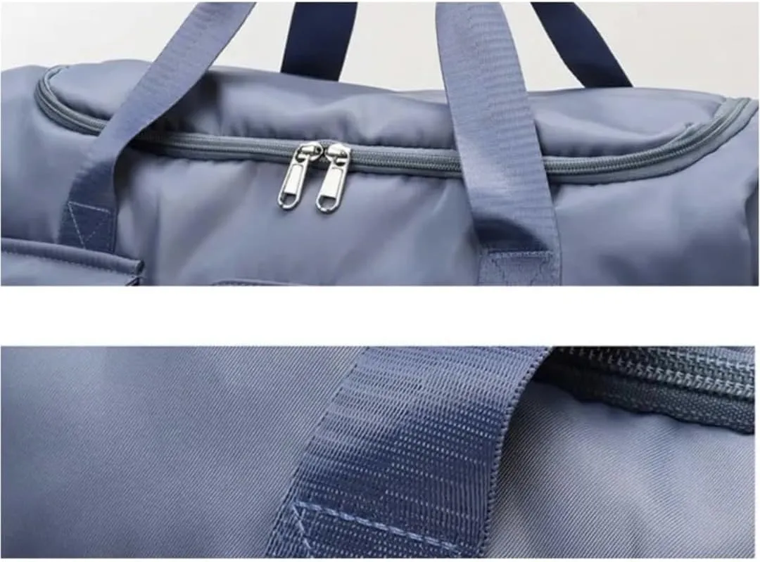 Personalized Sports Bag - Custom Gym Bag, Cheer Bag, Weekender Bag, Duffle Bags Personalized for Men, Women - Personalized Duffel Bag with Name (Light Green with your text and logo)