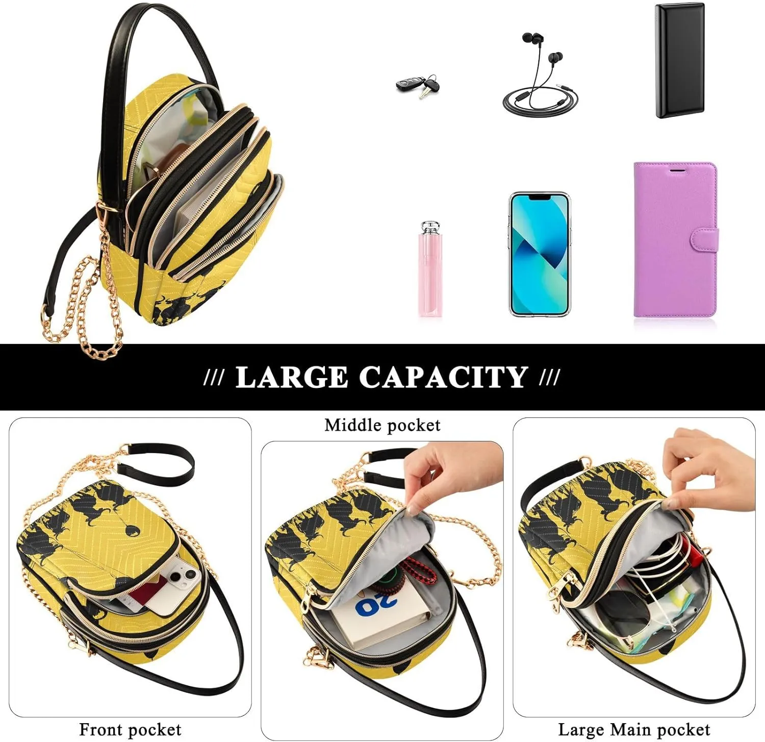 Phone Purse Women Small Cell Wallet Crossbody Bags Women's Crossbody Handbags Mini Shoulder Bag