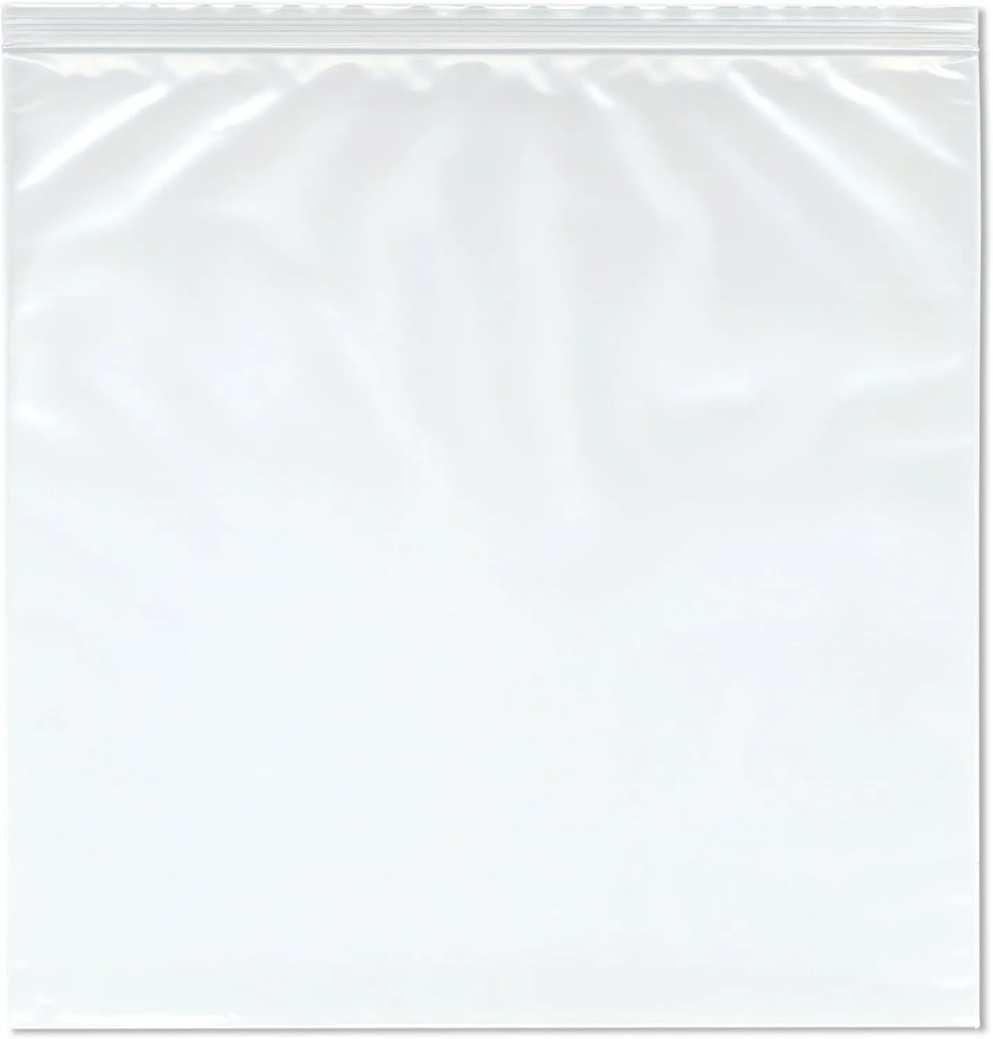 Plymor 16" x 16" (Pack of 50), 4 Mil Heavy Duty Zipper Reclosable Plastic Bags