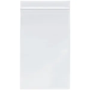 Plymor 5" x 8" (100), 6" x 10" (100), 9" x 12" (100), 4 Mil Variety Pack Heavy Duty Zipper Reclosable Plastic Bags