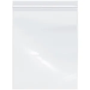 Plymor 8" x 10" (Pack of 100), 4 Mil Heavy Duty Zipper Reclosable Plastic Bags