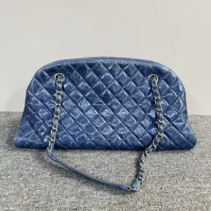 Preloved Chanel Quilted Blue Shoulder Bag SJZ2-16