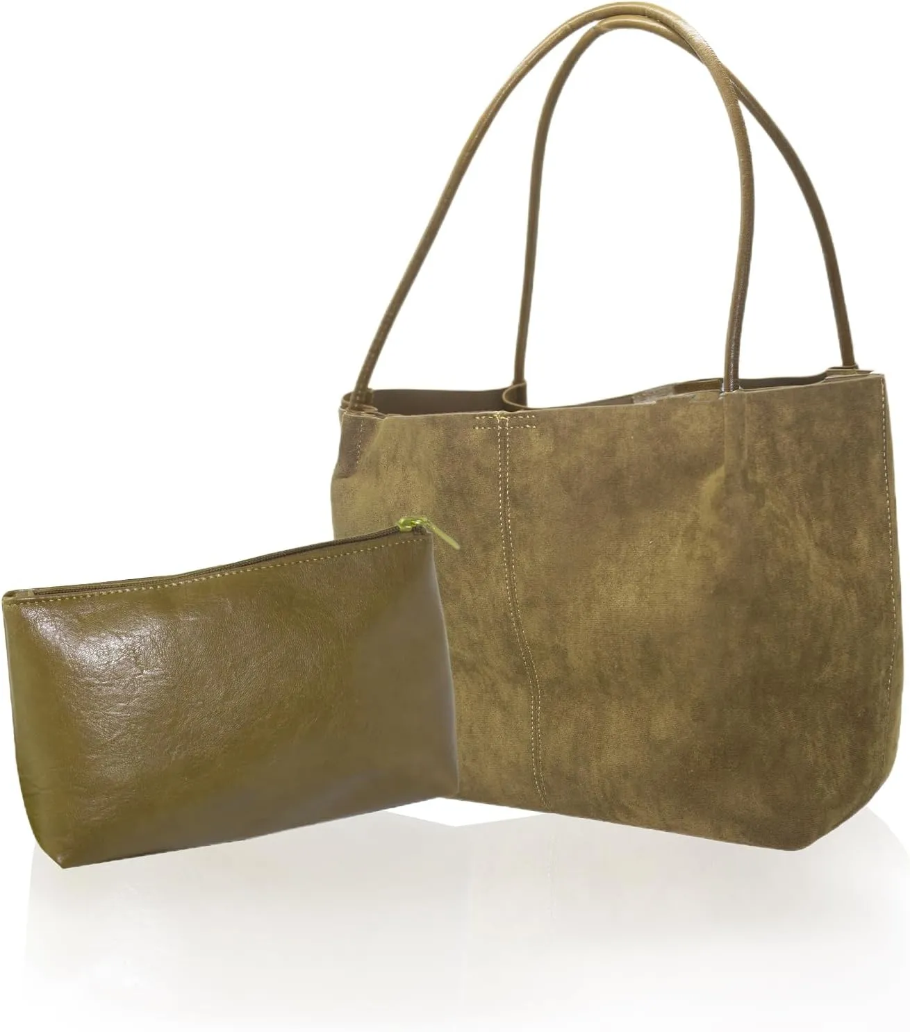 Premium Suede Tote Bag for Women with Large Capacity, Soft Suede Shoulder Bag, Suede Hobo Bags.