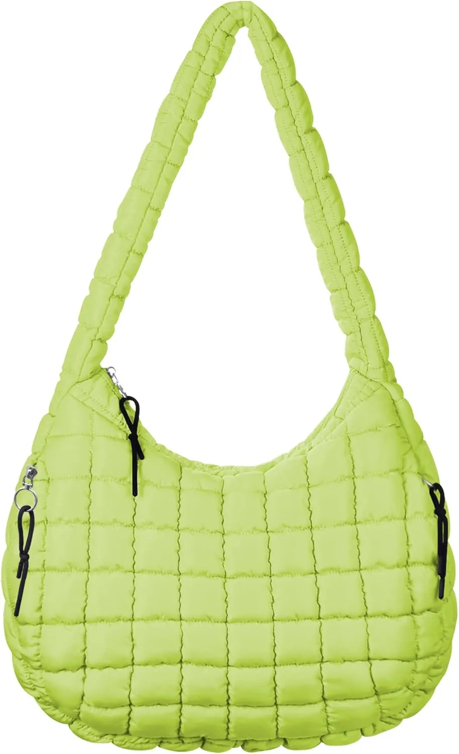 Puffer Tote Bag Quilted Tote Bag for Women Large Puffy Purse Lightweight Padding Cotton Crossbody Carryall Bag