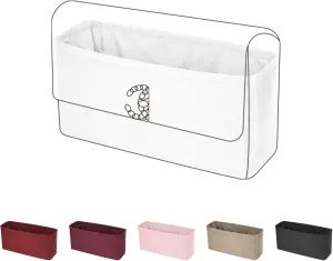 Purse Organizer Insert Fits Chanel 19 Bags, Lightweight Bag Shaper for Women Luxury Handbag Tote, Soft Inner Bag (Jumbo 30, White)
