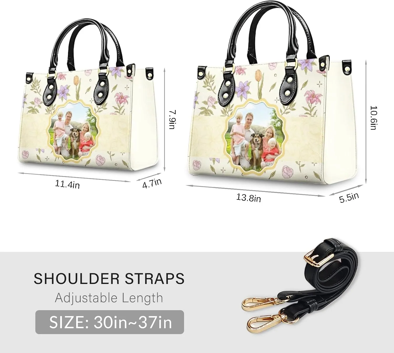 Purses for Women - Customized Handbags Gifts for Women Mom Friends - Tote Bags Gift for Wedding Retirement Vacation