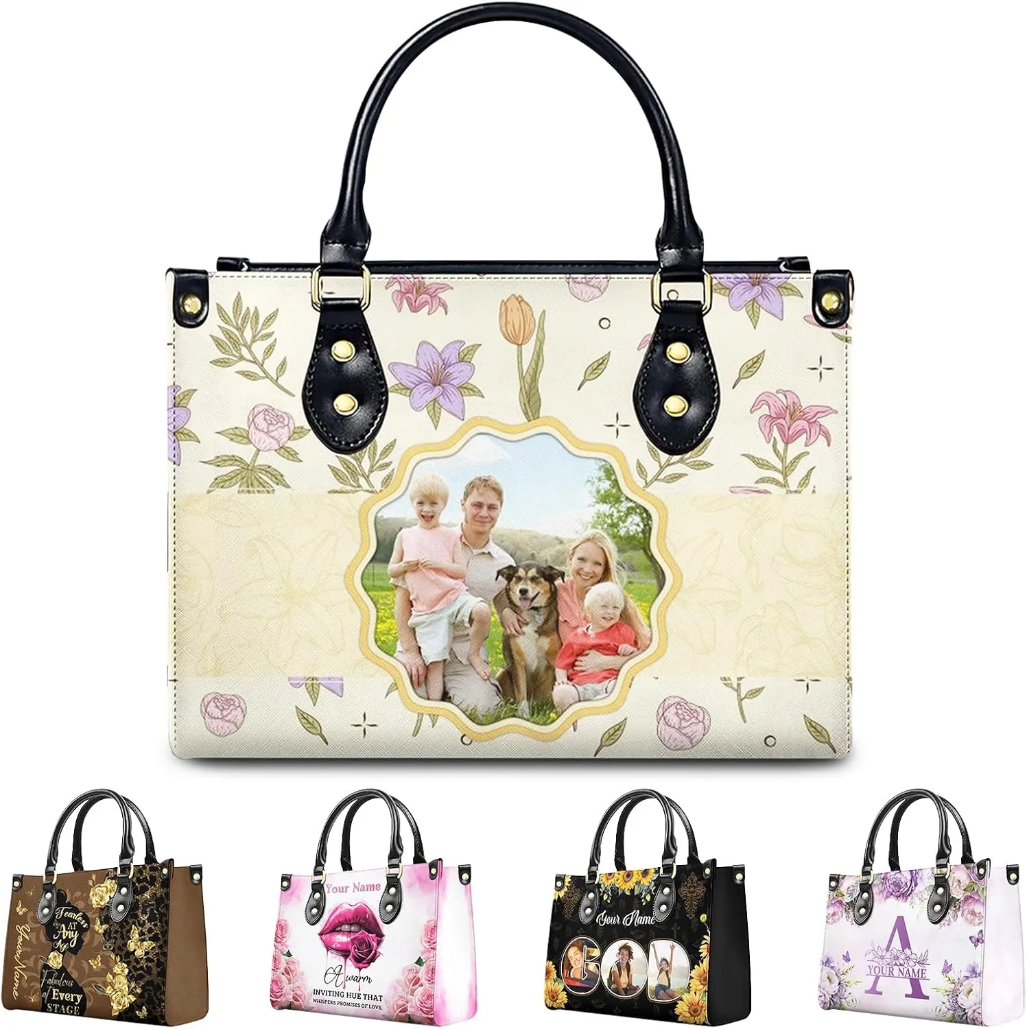 Purses for Women - Customized Handbags Gifts for Women Mom Friends - Tote Bags Gift for Wedding Retirement Vacation