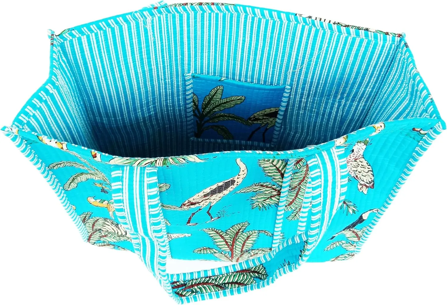 Rastogi Handicrafts Quilted Cotton Women Beautiful Printed Grocery Shopping Bag, Shoulder Bag, Tote Bag, Travel Bags