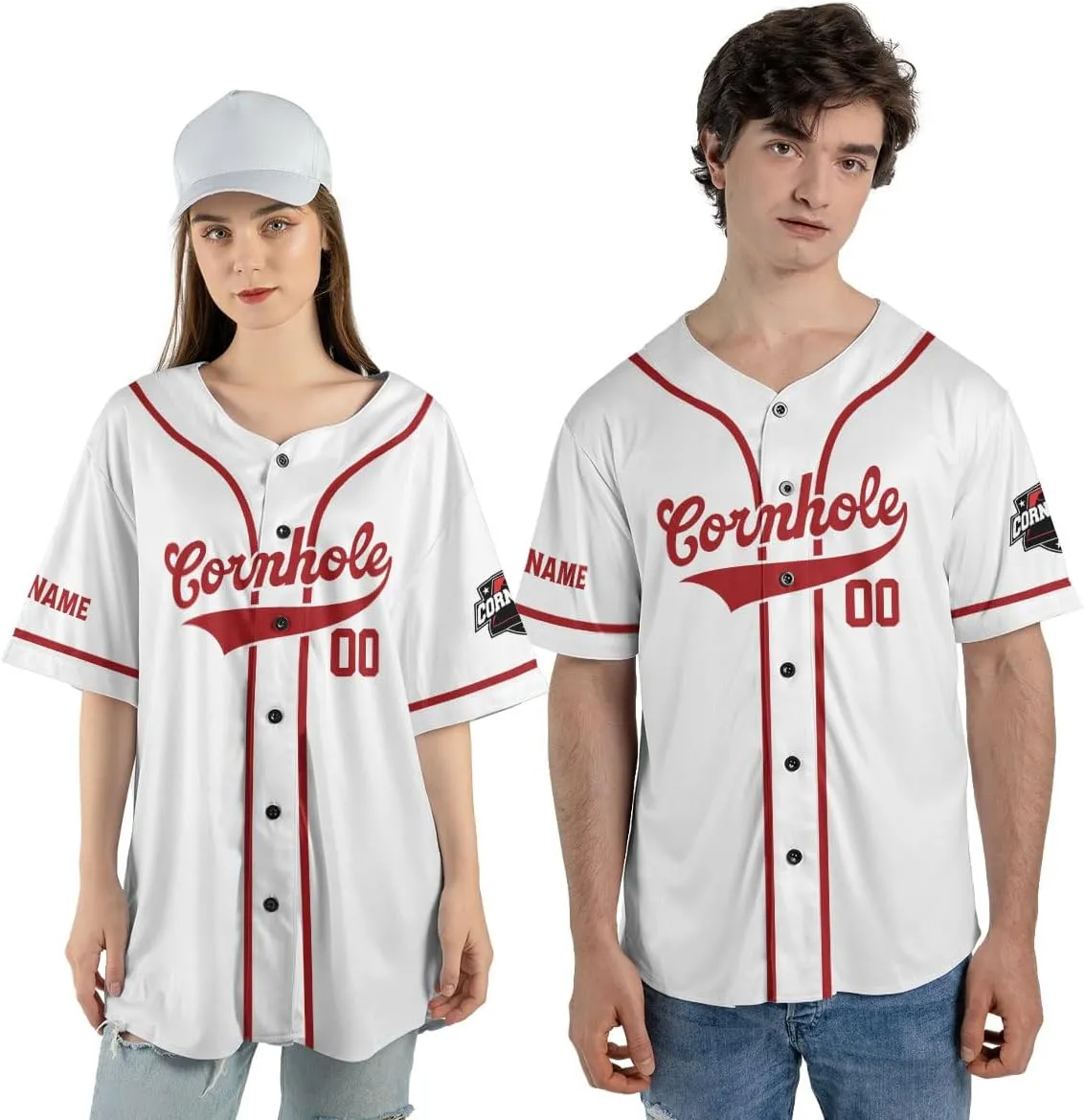Royal Fight Personalized Cornhole Baseball Jersey Cornhole Toss Like A Boss Baseball Shirts Funny Cornhole Jerseys Men Women