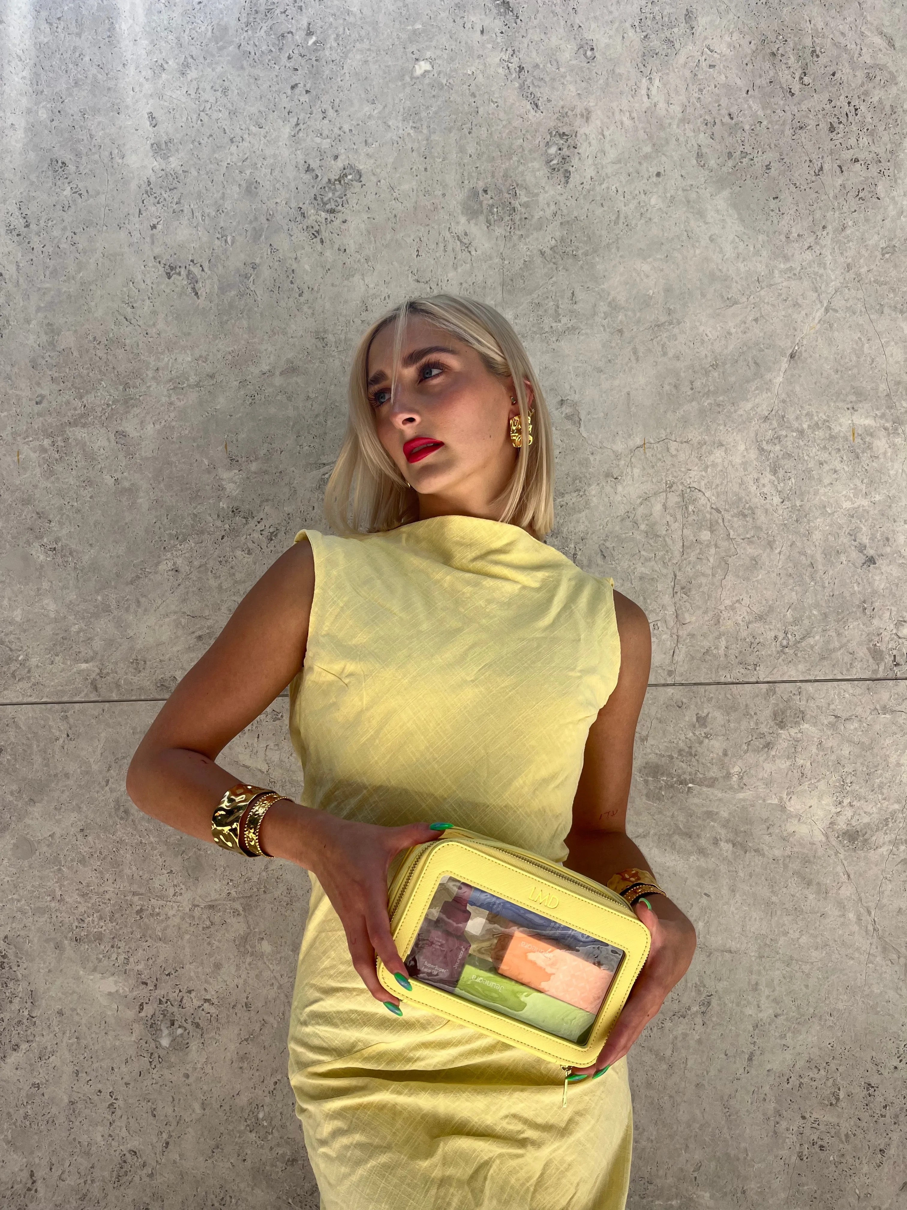 Saffiano Cosmetic Bag