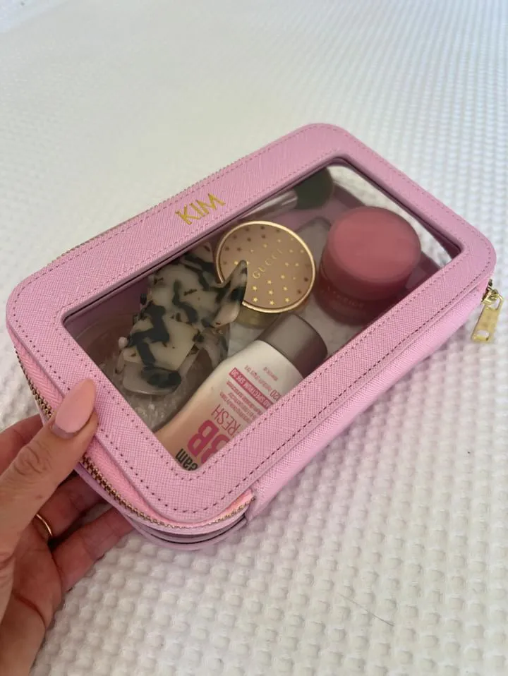 Saffiano Cosmetic Bag