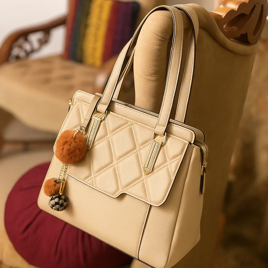Sage Handcrafted Quilted Handbag | Affordable Fashion Handbags - Lace & Luxe