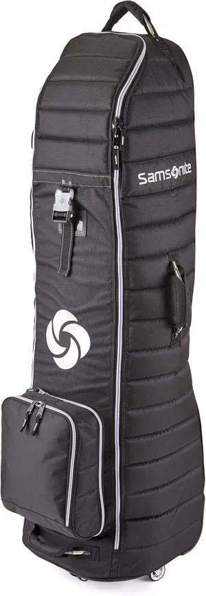 Samsonite Quilted Golf Travel Cover with Spinner Wheels and Detachable Shoe Bag