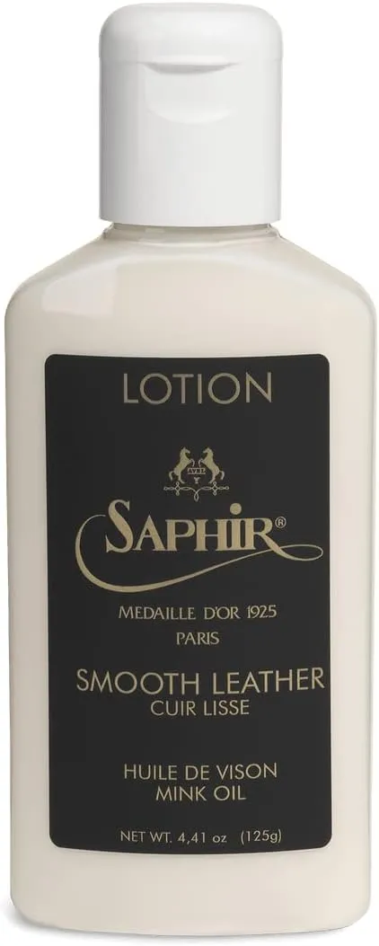 Saphir Medaille d'Or Leather Lotion – Protects & Nourishes Apparel, Bags, Furniture