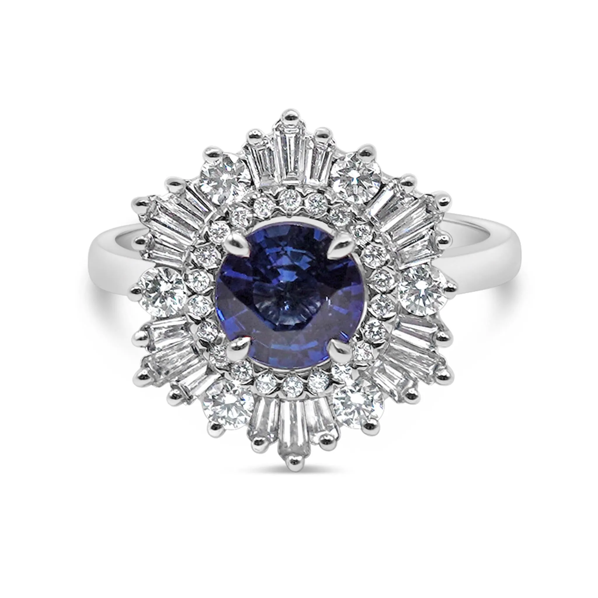 Sapphire and Diamond Ring