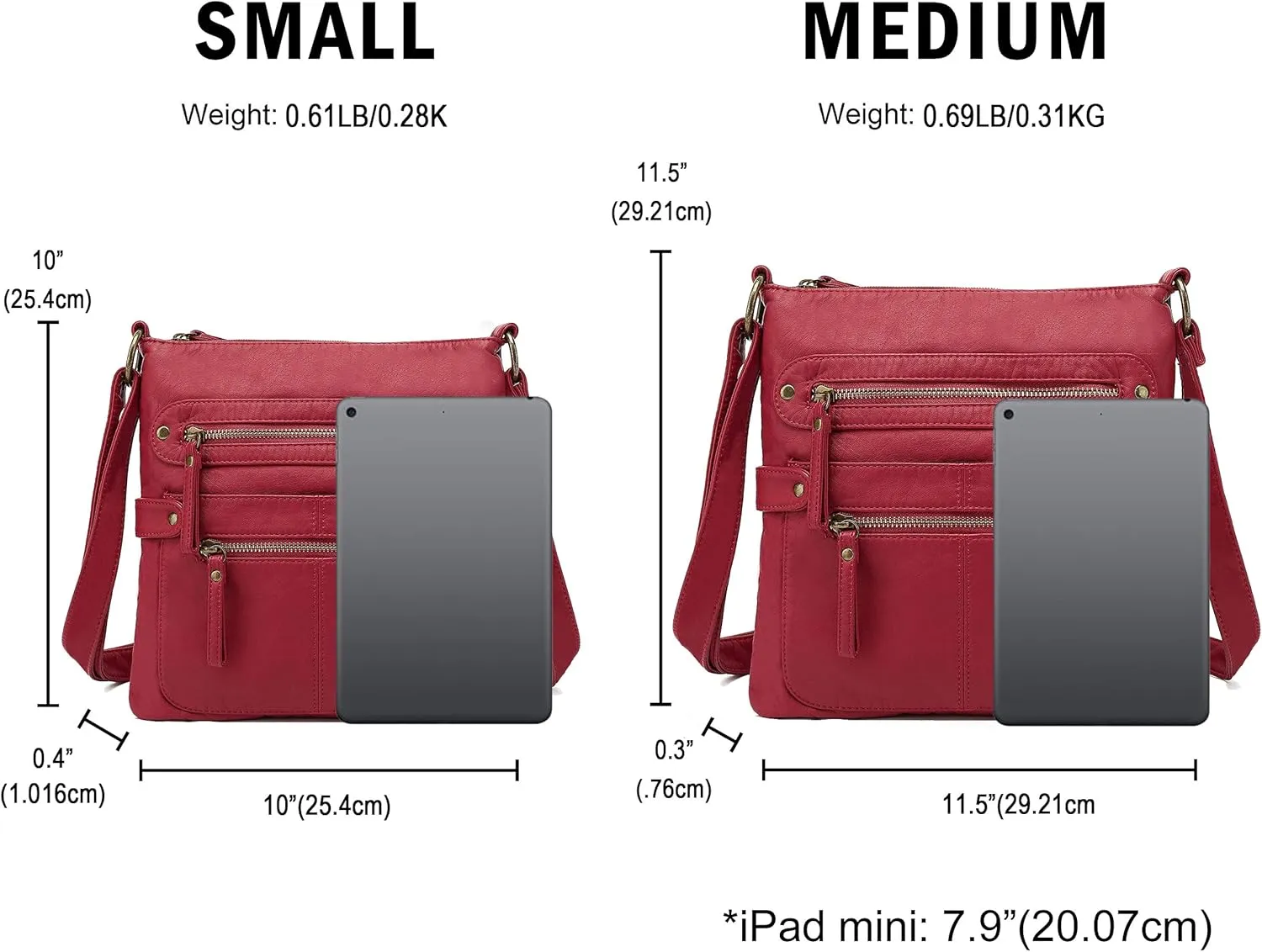 Scarleton Crossbody Bags for Women Travel Bag Purses and Handbags Multi Pocket Shoulder Bag Ultra Soft Faux Leather, H1693