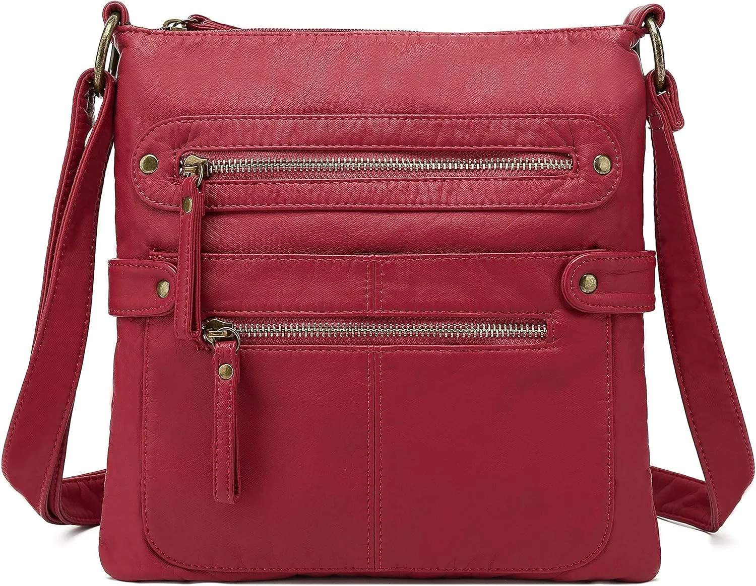 Scarleton Crossbody Bags for Women Travel Bag Purses and Handbags Multi Pocket Shoulder Bag Ultra Soft Faux Leather, H1693