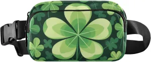 senya Four Leaves Clover Fanny Pack Crossbody Bags for Women Belt Bag Running Waist Bag with Adjustable Strap
