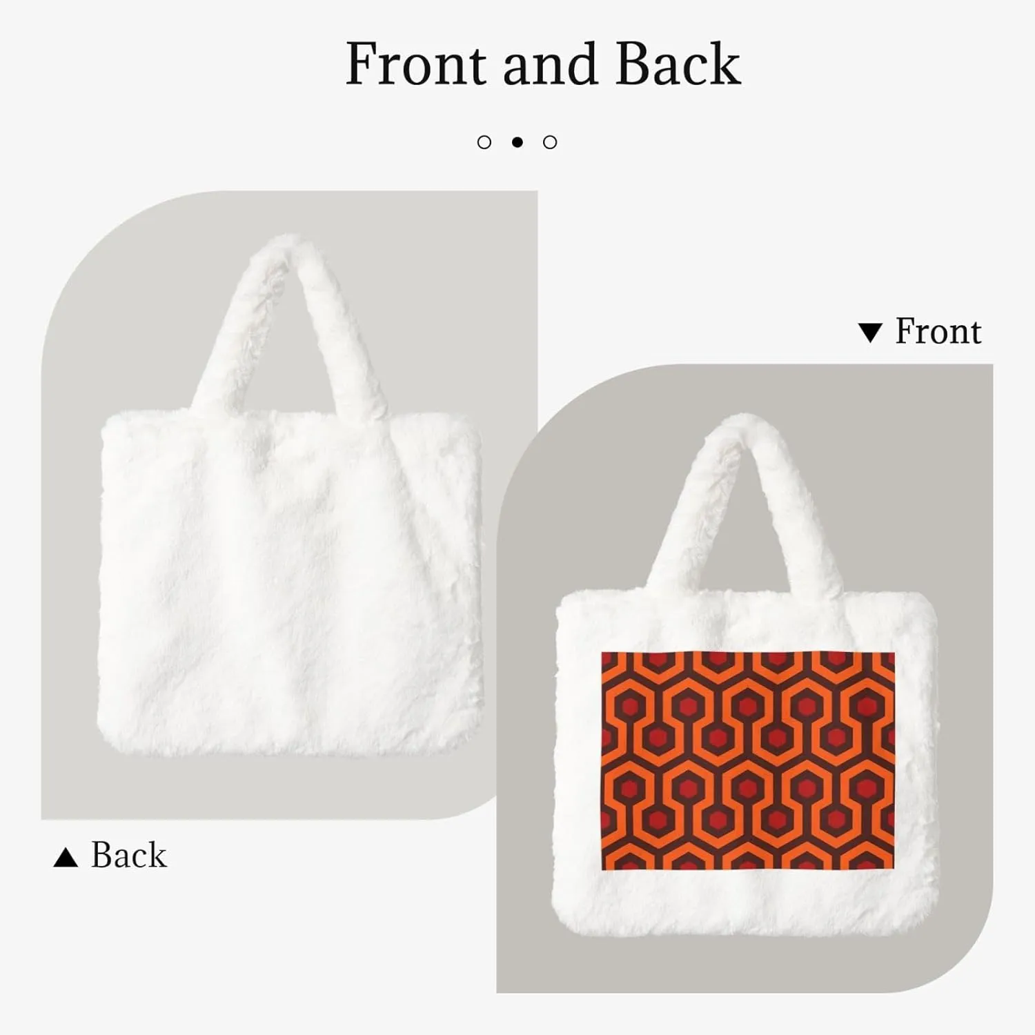 Shining Overlook Printing Soft Plush Handbag For Womens Tote Bag For Women,Women Satchel Bags Wallet Purse For Gifts