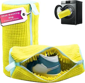 Shoe Washing Machine Bag, Mesh Laundry Bags for Delicates, Washer and Dryer, Wash Shoes, Sneakers, Bra, Delicate, 2 Pack