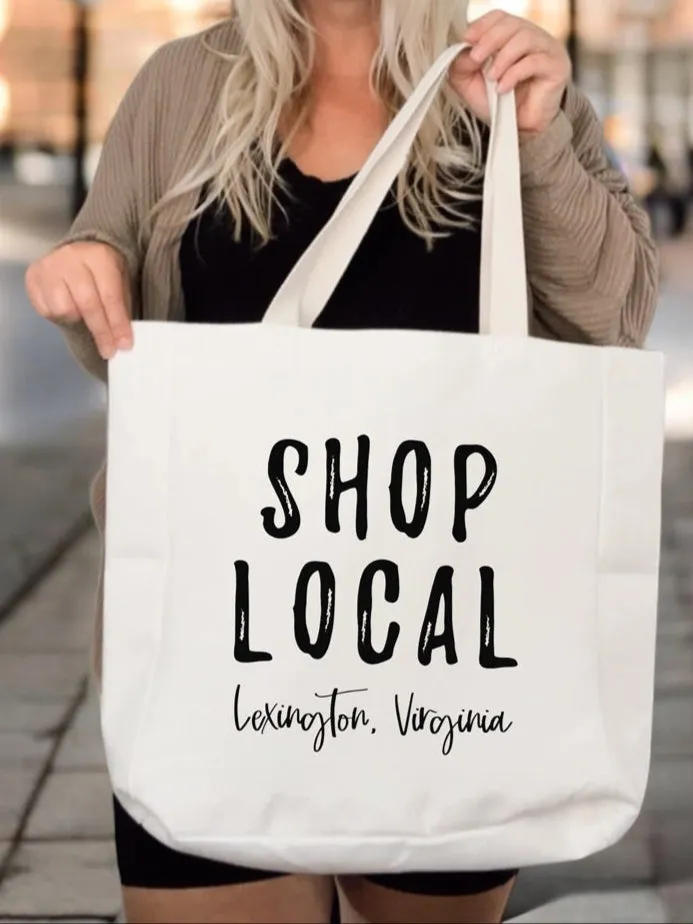 Shop Local, Shop Small Tote Bag