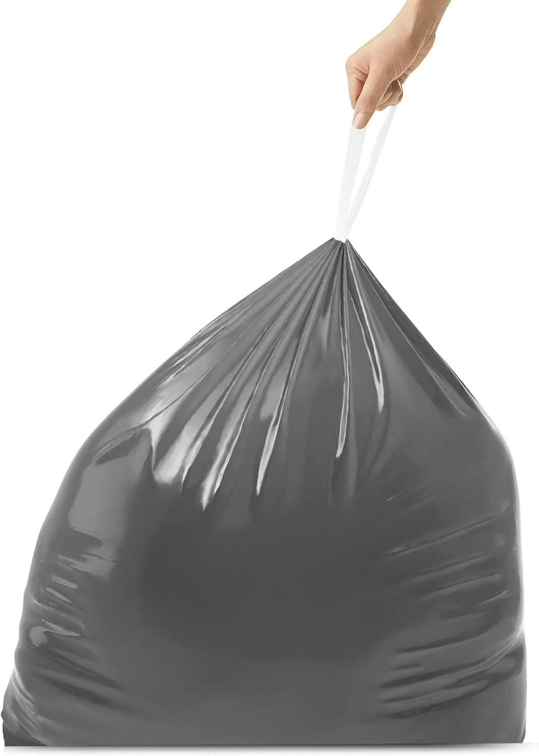 simplehuman Code H 200 Count, Genuine Odorsorb Custom Fit Liners, Drawstring Odor Absorbing Trash Bags in Dispenser Packs, 30-35 Liter / 8-9 Gallon