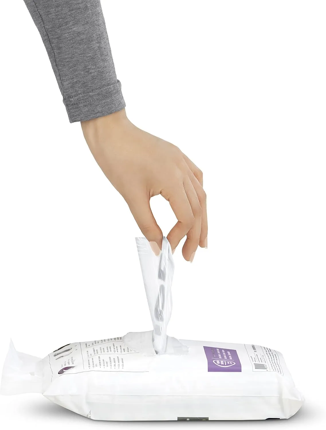 simplehuman Code M 200 Count, Genuine Custom Fit Liners, Drawstring Trash Bags in Dispenser Packs, 45 Liter / 11.9 Gallon, White
