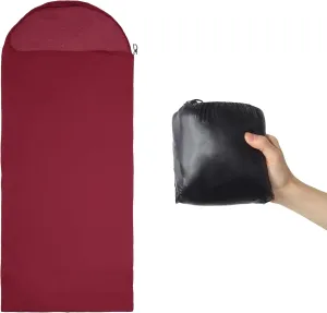 Sleeping Bag Liner, Single Sleeping Bag, Camping Sleeping Bag Travel Sheet with Zipper, for Camping Travel Hotels Hostels, 90.55"x35.43"