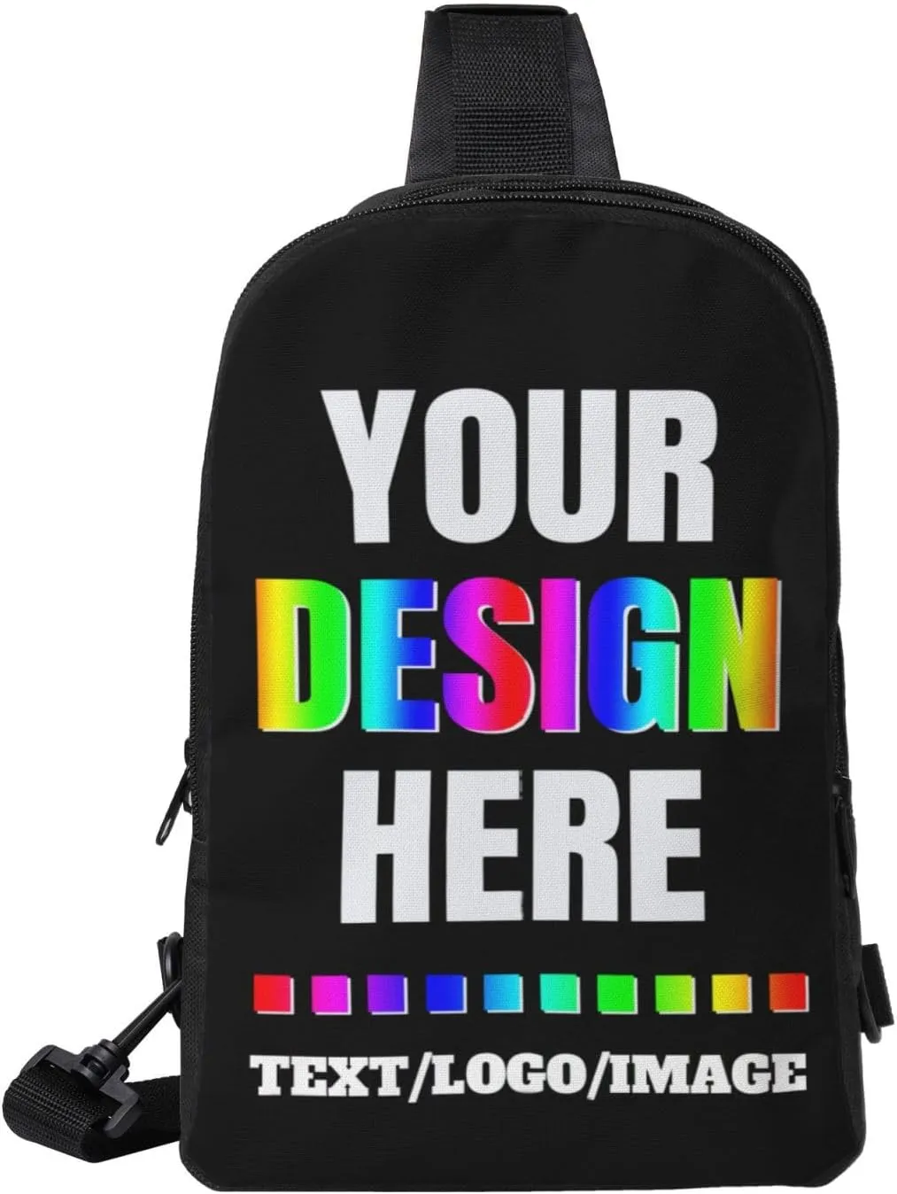 Sling Bag Custom Bag For Men Personalized Crossbody Bags for Men Women Leisure Sports Outdoor