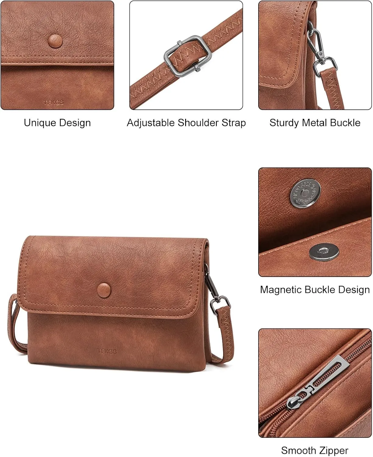 Small Crossbody Bags for women,Soft Leather Cell Phone Purse Lightweight,Little Crossbody Purses Women Trendy with Card slots