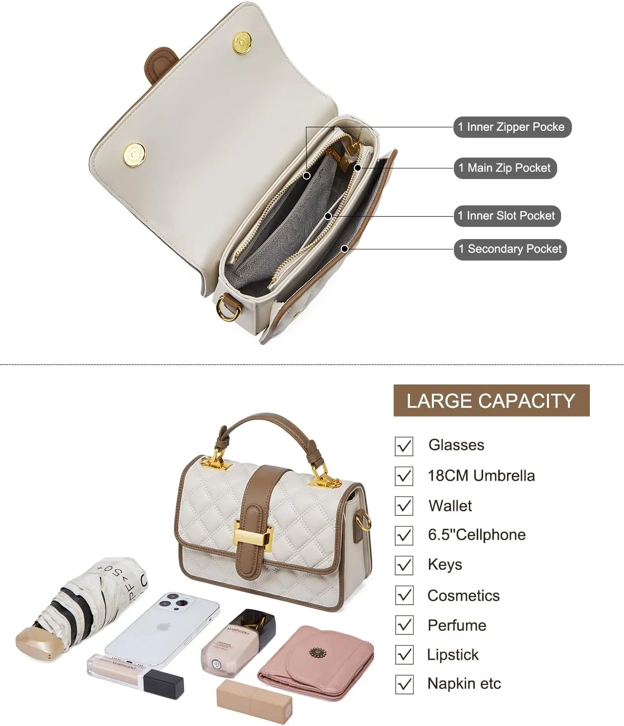 Small Crossbody Bags for women,Soft Leather Cell Phone Purse Lightweight,Little Crossbody Purses Women Trendy with Card slots