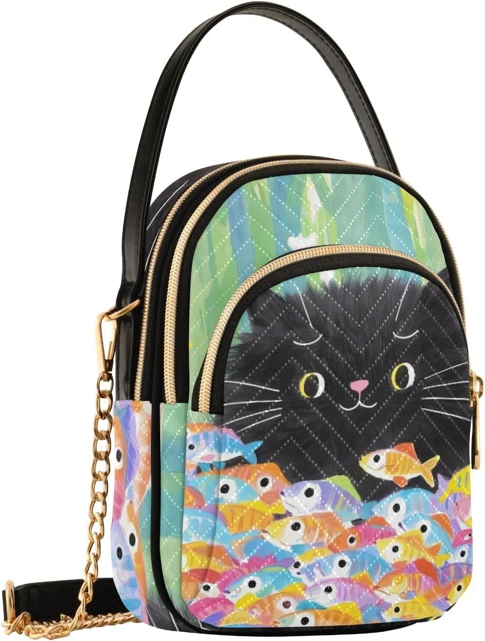 Small Handbag Crossbody Bag for Women Quilted Bags Shoulder Purse Phone Wallet Chain Bag
