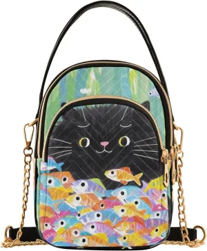 Small Handbag Crossbody Bag for Women Quilted Bags Shoulder Purse Phone Wallet Chain Bag
