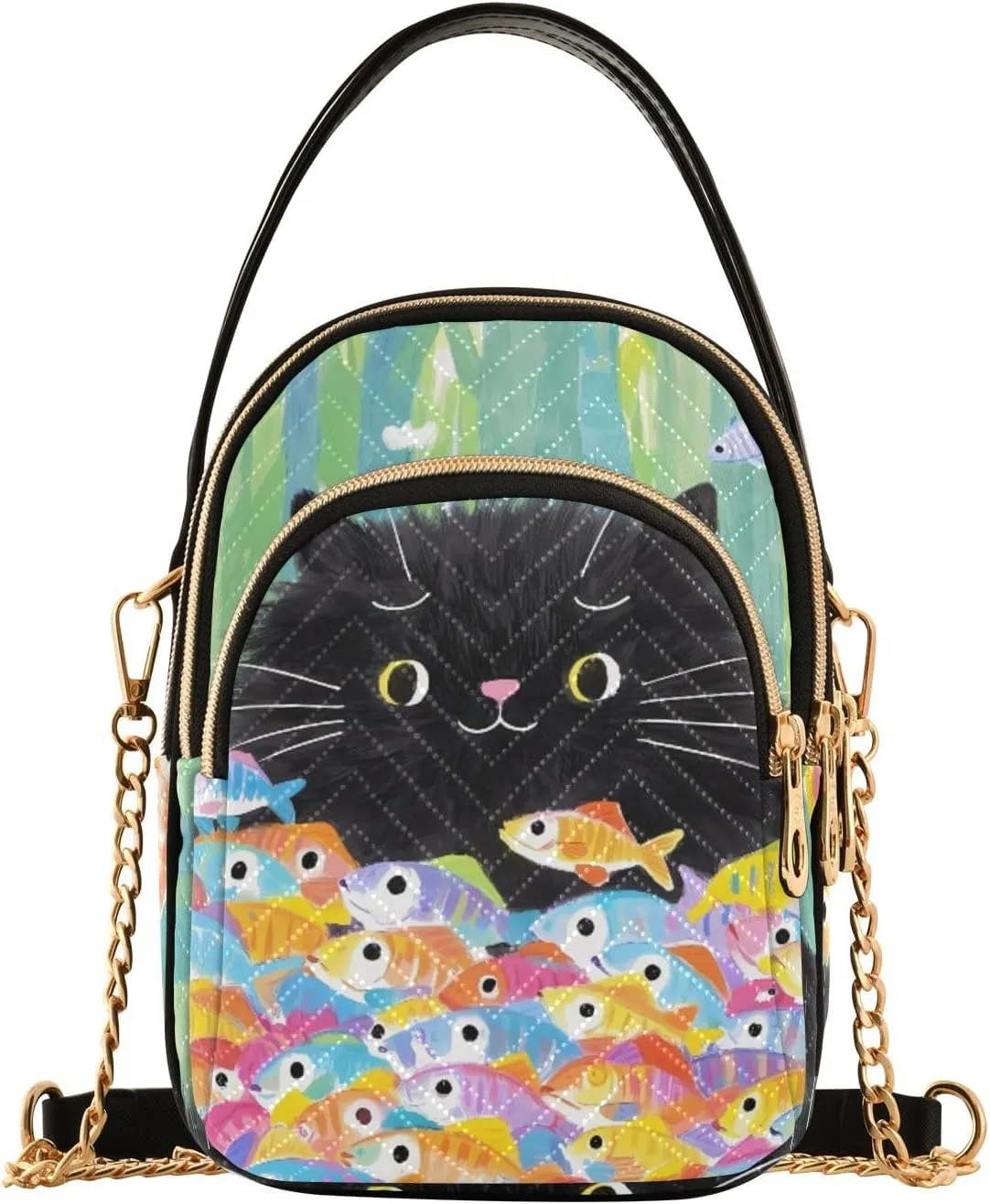 Small Handbag Crossbody Bag for Women Quilted Bags Shoulder Purse Phone Wallet Chain Bag